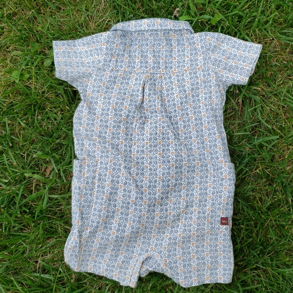 Darling Tea Collared Romper - Picture 3 of 4